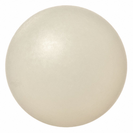 GRAINGER BULK-PB-PP-11 Plastic Ball Stock, 1/2 Inch Size Plastic Dia, ±0.002 Inch, White, Rockwell M85, Hard | CQ3QTA 497Y89