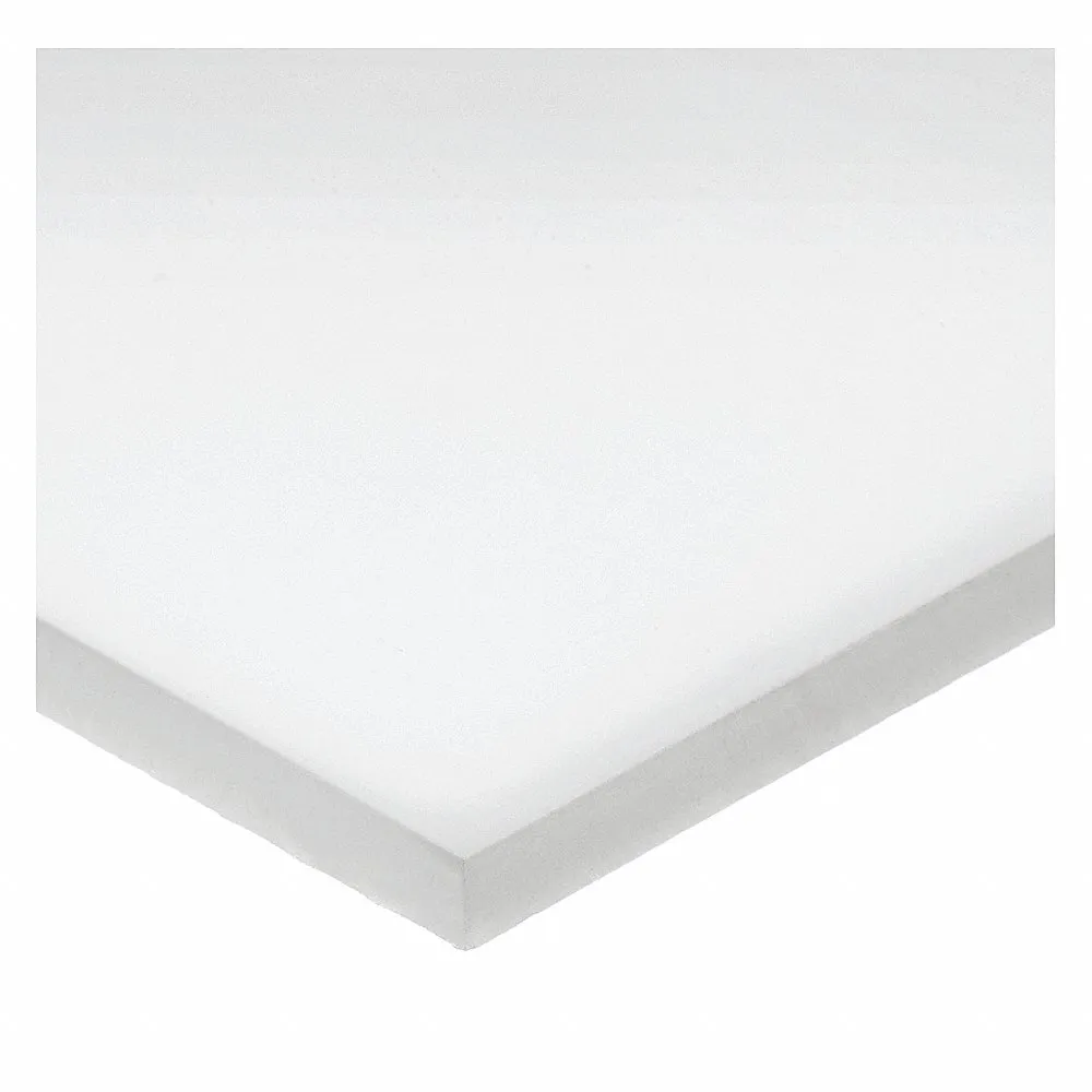 GRAINGER BULK-PS-AC-1389 Plastic Sheet Stock, 0.75 Inch Thick, 3 Inch W x 12 Inch L, White, 9 | CP6WAM 60RY40