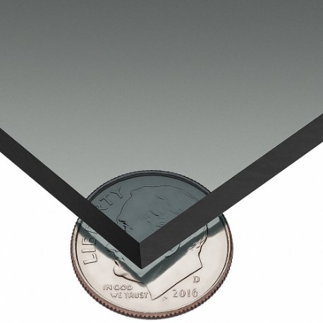 GRAINGER PS-CACT-34 Plastic Sheet, 0.125 Inch Thick, 12 Inch W x 12 Inch L, Clear, 9000 psi Tensile Strength | CP6XRC 56LG86