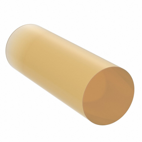 GRAINGER BULK-RR-P80-151 Polyurethane Rod, Standard, 1 Inch Dia, 6 Inch Length, 80A, Amber, Semi-Clear | CQ4JFJ 784Y60