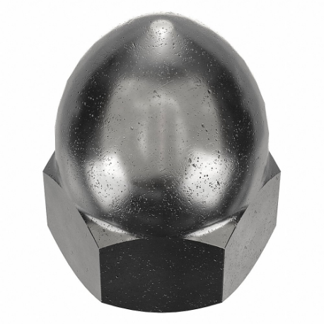 GRAINGER CPB112 Cap Nut, High Crown, 7/16 Inch-14 Thread Oxide, Not Graded, 0.875 Inch Height | CP8KCD 6XEG9