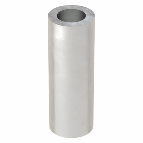 GRAINGER CRF050803GR Spacer, #10 Screw Size, Aluminum, Plain, 1/2 Inch Lg, 0.192 Inch Inside Dia, 10 PK | CQ4YYH 6MYV2