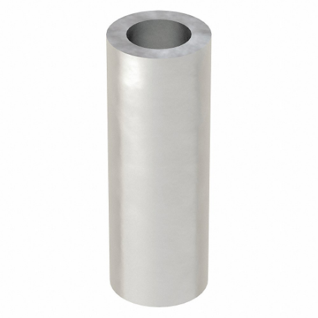 GRAINGER CRF050866GR Spacer, #6 Screw Size, Aluminum, Plain, 1/2 Inch Lg, 0.14 Inch Inside Dia, 10 PK | CQ4YZY 6MYV1