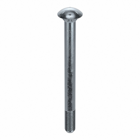 GRAINGER CRG5ZP12137 Carriage Bolt, Square, Steel, Grade 5, Zinc Plated, 1/2 Inch-13 Thread Size, 7 Inch Length | CP8VBX 33F307