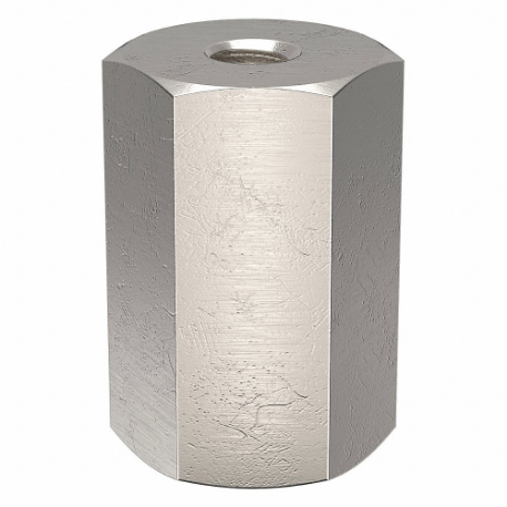 GRAINGER CRL050803GR Standoff, #10-32 Thrd Sz, 1/2 Inch Length, Hex, Aluminum, Pla Inch, 5/16 Inch Hex Width | CQ7DLC 6MZK4