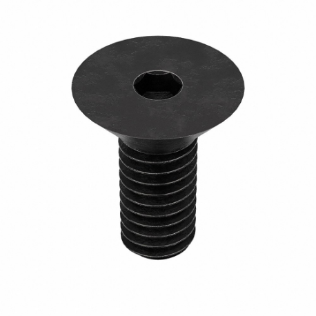 GRAINGER DFSC0310050CP-PK100 Socket Flat Head Screw, 5/16-18 Thread Size, 1/2 Inch Length, Flat, Black Oxide, Steel | CQ4UZD 5YPT1