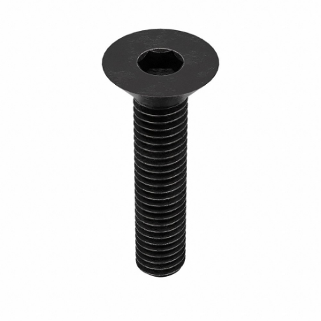 GRAINGER DFSC0380150CP-PK100 Socket Flat Head Screw, 3/8-16 Thread Size, 1 1/2 Inch Length, Flat, Black Oxide, Steel | CQ4UYR 5YPT8
