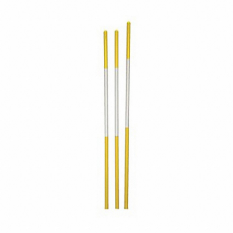 GRAINGER DM650 Property Marker, Fiberglass, 48 Inch Height, Reflective Post Only, No Reflector, 12 PK | CQ4CVG 9TL27