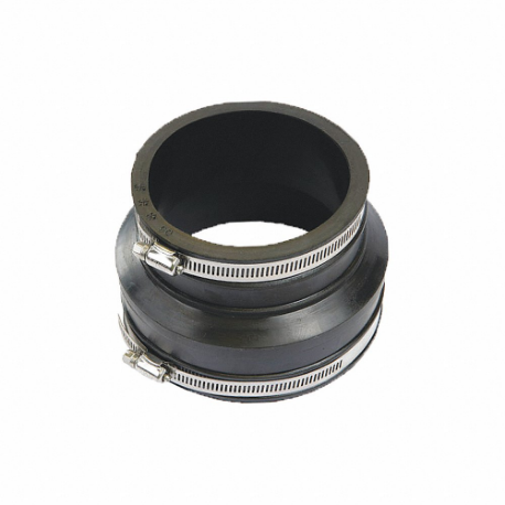 GRAINGER DX1002-64 Flexible Coupling, Pvc, 4 In 6 Inch Pipe, 6 Inch Overall Length | CQ3QLF 53UE58