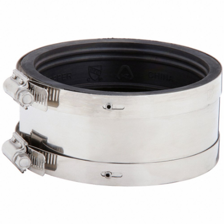 GRAINGER DX3001-44 Non-Shear Coupling, Neoprene, 4 Inch Pipe, 2 1/16 Inch Overall Length | CQ3QLZ 406F39