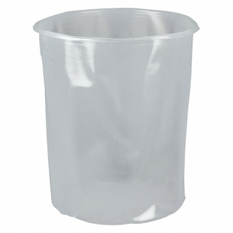 GRAINGER G1116-PL-LD Pail Liner, 11 1/4 Inch Overall Dia, Natural, LDPE, 5 gal Container Capacity | CQ7DTF 490Z11