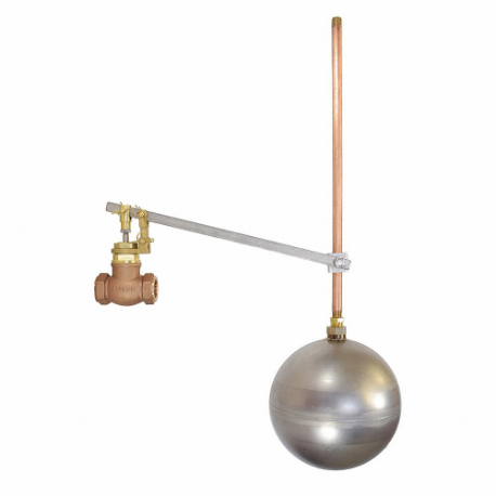 GRAINGER GHL50-GR Float Valve, Pipe Mount, 1/2 Inch Size, FNPT, 30 GPM Valve Flow Flow, NPT | CP9PMM 415F20