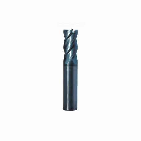 GRAINGER HGWL40500-09 Corner Radius End Mill, Nacro Finish, 4 Flutes, 1/2 Inch Milling Dia, Straight | CQ2CXR 54RE84