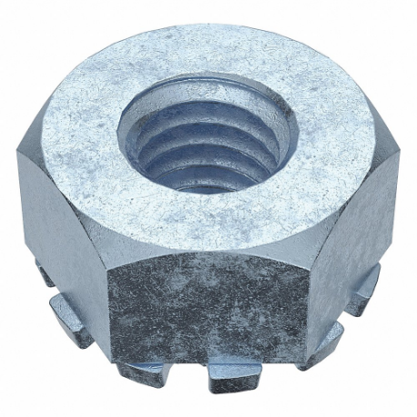 GRAINGER KEP8003000-100P Lock Nut, Lock Nut with External Tooth Lock Washer, M3-0.50 Thread Size, Steel, Class 8 | CQ2JQT 4EGA2