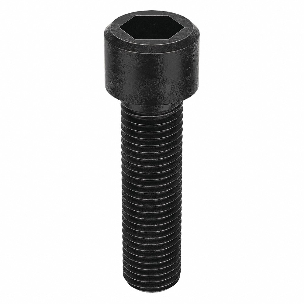 GRAINGER M07040.160.0060 Socket Head Cap Screw Class 12.9 Steel M16 x 1.50, 60mm Length, 10PK | AH7TUC 38CY12