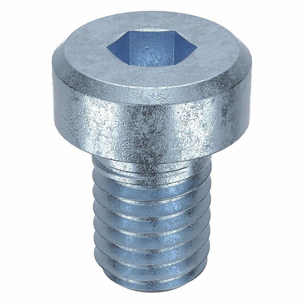 GRAINGER M07090.080.0012 Socket Head Cap Screw Low Steel M8 x 1.25, 12mm Length, 100PK | AH7TXU 38CY96