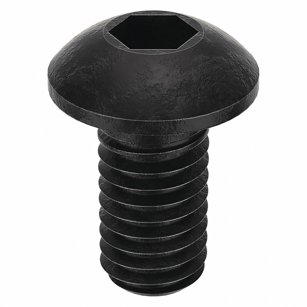 GRAINGER M07150.030.0006 Socket Head Cap Screw Button Steel M3 x 0.5, 6mm Length, 100PK | AH7UBY 38CZ95