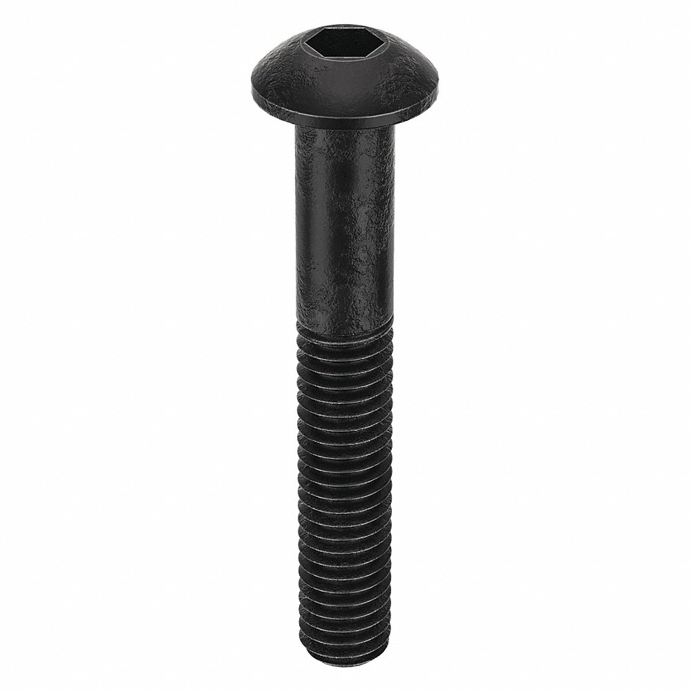 GRAINGER M07150.030.0020 Socket Head Cap Screw Button Steel M3 x 0.50, 20mm Length, 100PK | AH7UCF 38DA01