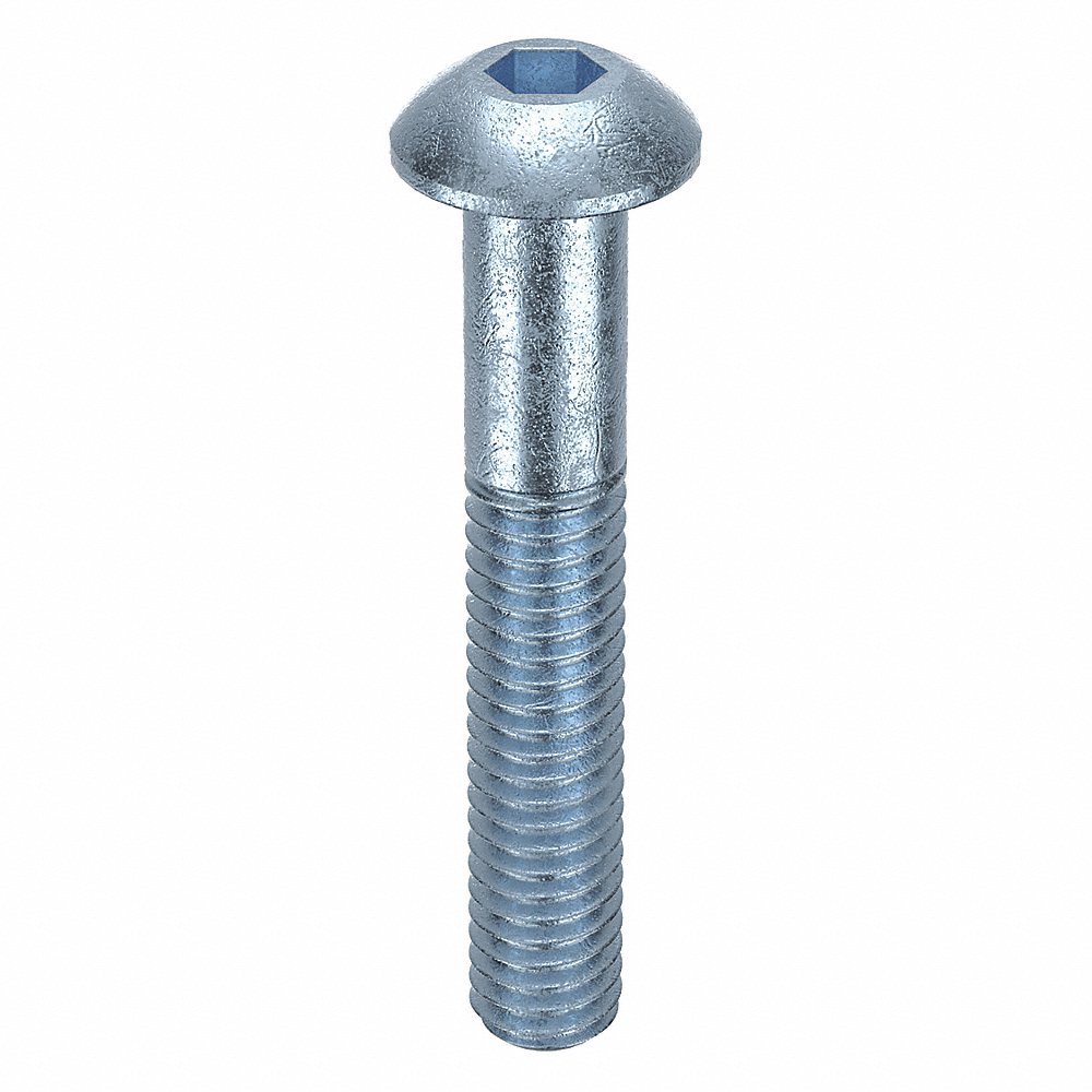 GRAINGER M07151.040.0025 Socket Head Cap Screw Button Steel M4 x 0.70, 25mm Length, 100PK | AH7UGJ 38DA96