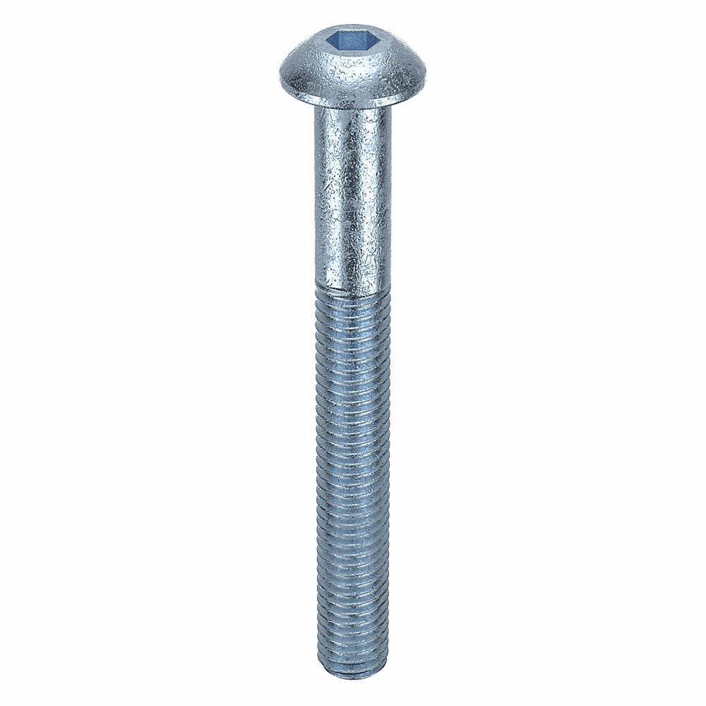 GRAINGER M07151.050.0045 Socket Head Cap Screw Button Steel M5 x 0.80, 45mm Length, 100PK | AH7UHA 38DC12