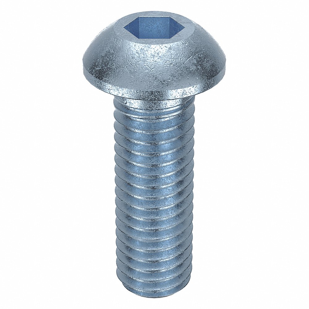 GRAINGER M07151.080.0025 Socket Head Cap Screw Button Steel M8 x 1.25, 25mm Length, 100PK | AH7UJA 38DC35