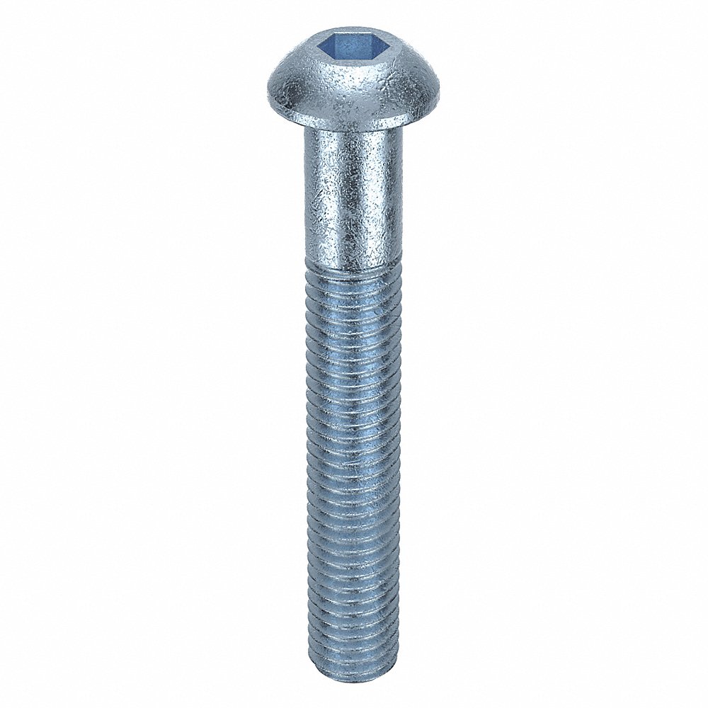 GRAINGER M07151.080.0055 Socket Head Cap Screw Button Steel M8 x 1.25, 55mm Length, 100PK | AH7UJG 38DC41