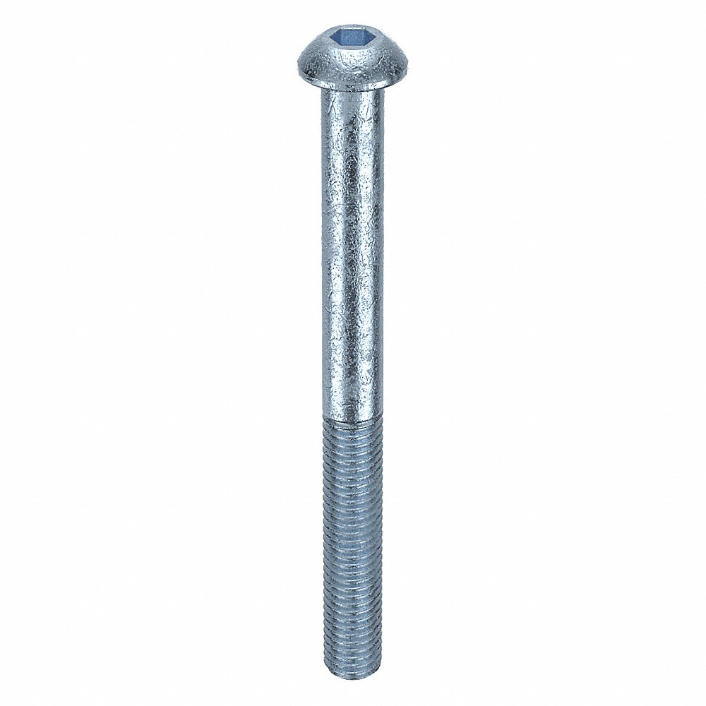 GRAINGER M07151.080.0090 Socket Head Cap Screw Button Steel M8 x 1.25, 90mm Length, 50PK | AH7UJL 38DC45