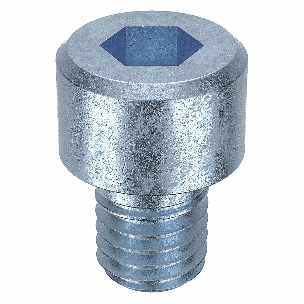 GRAINGER M07160.080.0010 Socket Head Cap Screw Class 8.8 Steel M8 x 1.25, 10mm Length, 100PK | AH7UNG 38DD34