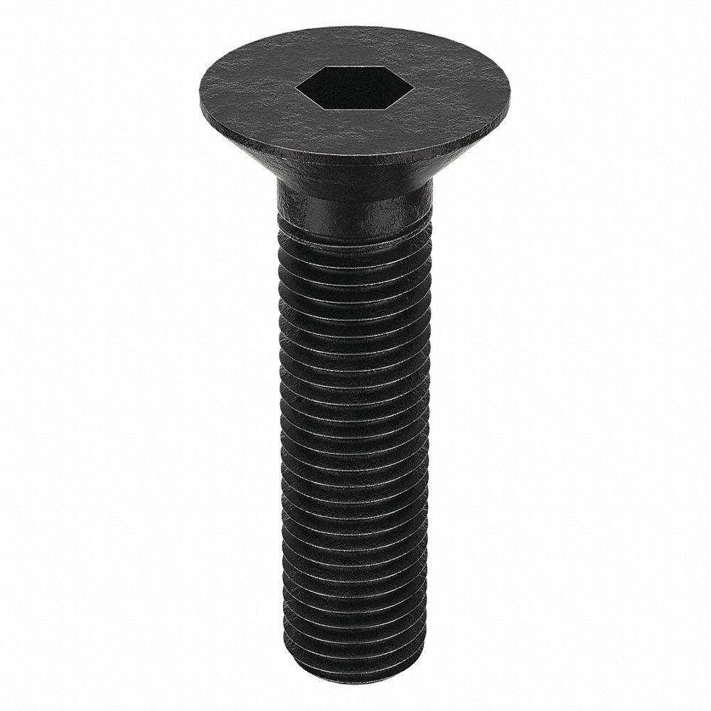 GRAINGER M07400.160.0060 Socket Head Cap Screw Flat Steel M16 x 2.00, 60mm Length, 25PK | AH7UWL 38DF01