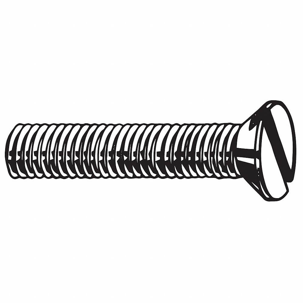 GRAINGER M51110.080.0070 Machine Screw M8 70Mm Flat A2 Stainless Steel, 10PK | AG2HLV 31JR51