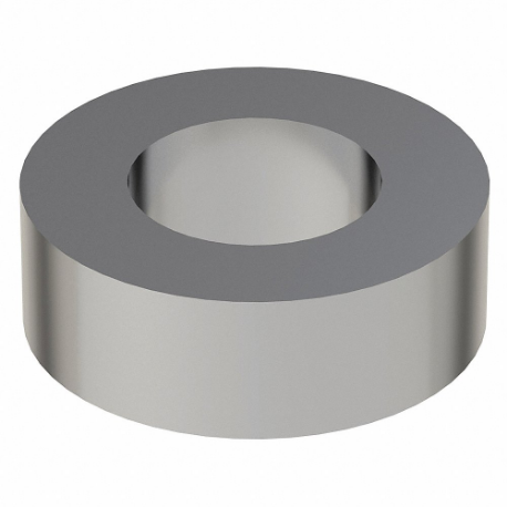 GRAINGER MPB514 Spacer, 3/8 Inch Screw Size, Steel, Chrome Plated, 1/4 Inch Length, 0.406 Inch Inside Dia | CQ4ZCL 2FUN2