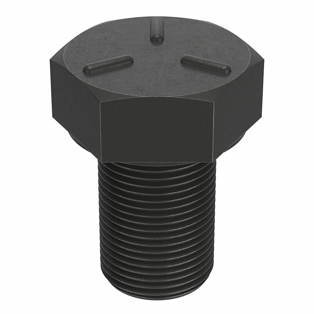 GRAINGER N01060.100.0325 Hex Head Cap Screw 1-14X3-3/4 5 Steel Grade 5 Zinc Plated, 5PK | AH8NHJ 38WM74