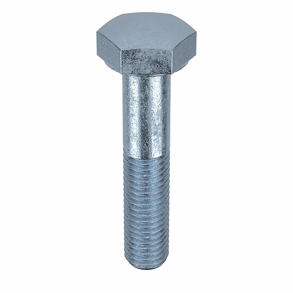 GRAINGER N01062.025.0125 Hex Head Cap Screw 1/4-28X1-1/4 Steel Grade 5 Zinc Plated, 100PK | AH8NHW 38WM85