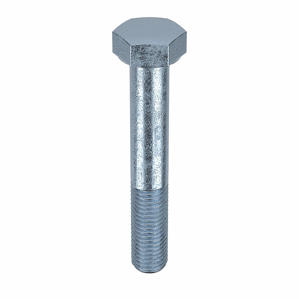 GRAINGER N01062.031.0200 Hex Head Cap Screw 5/16-24X2 Steel Grade 5 Zinc Plated, 50PK | AH8NJM 38WN01