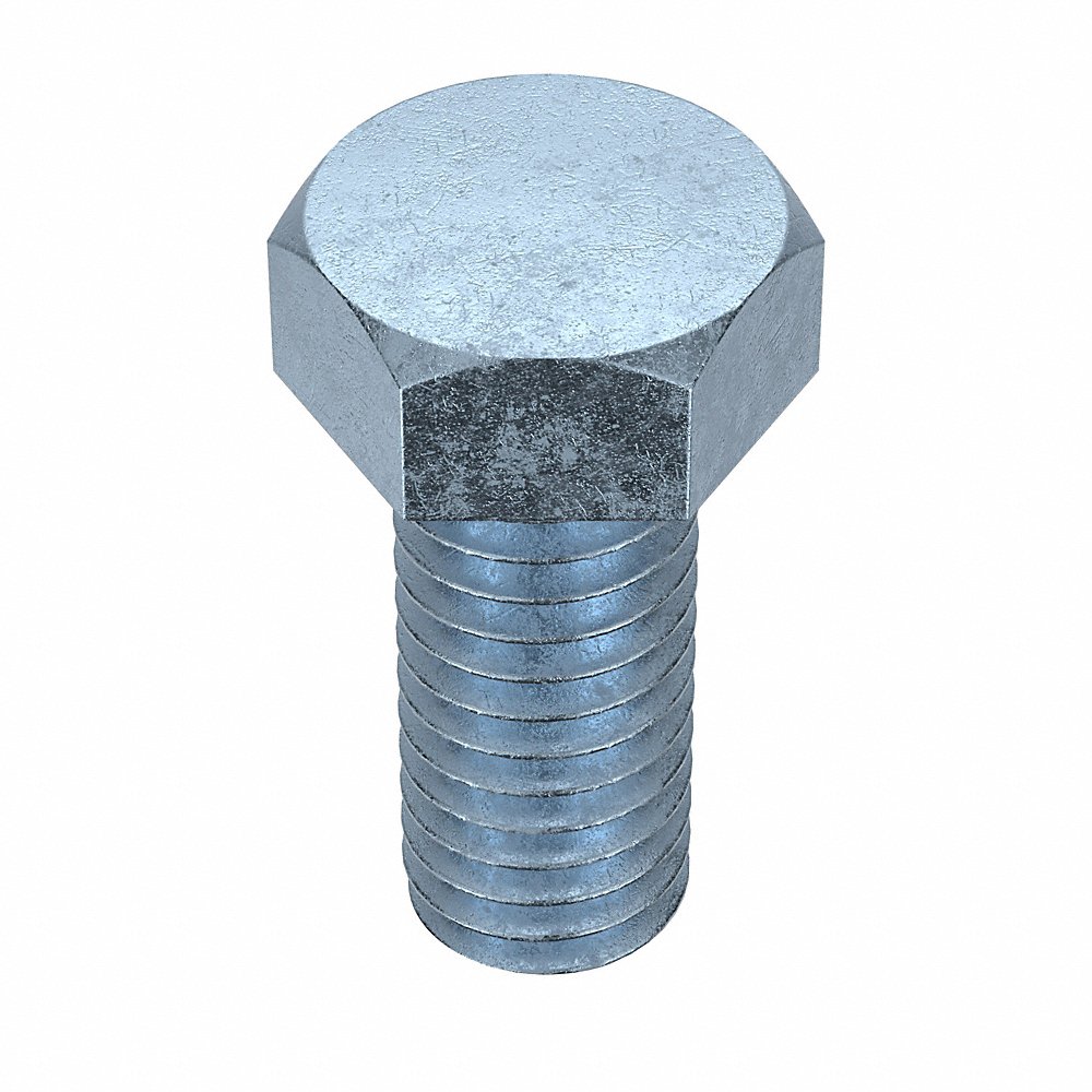 GRAINGER N01200.037.0087 Hex Head Cap Screw 3/8-16X7/8 Steel Grade 5 Zinc Plated, 50PK | AH8HER 38TM19