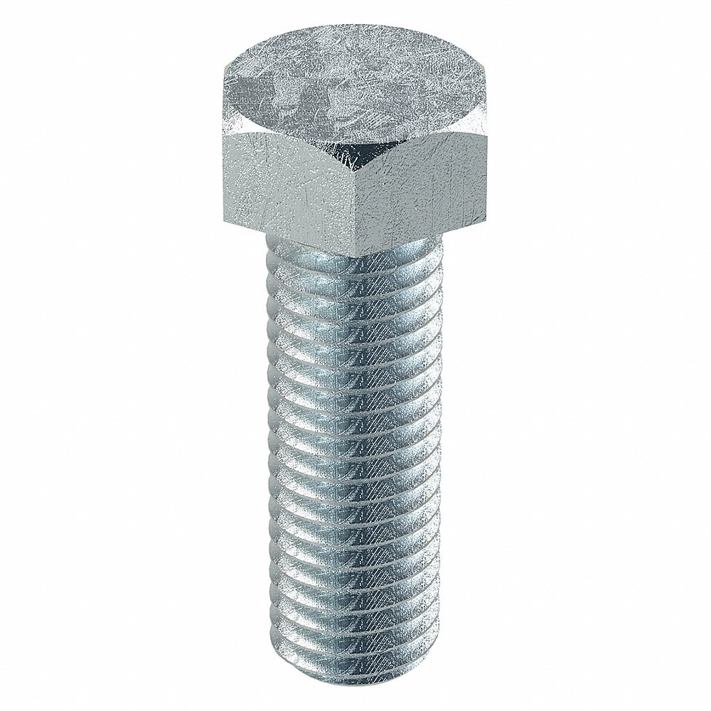 GRAINGER N01200.056.0175 Hex Head Cap Screw 9/16-12X1-3/4 Steel Grade 5 Zinc Plated, 10PK | AH8NQF 38WP35