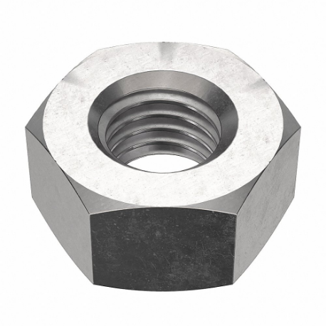 GRAINGER NUT93004C Hex Nut, #4-40 Thread, 1/4 Inch Hex Width, 15/16 Inch Hex Height, Stainless Steel, 316 | CQ2AFW 420N45