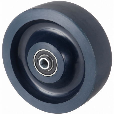 GRAINGER P-U-060X020/050K-AM Antimicrobial Polyurethane Tread on Plastic Core Wheel, 6 Inch Wheel Dia, Green | CQ3VKM 483N31