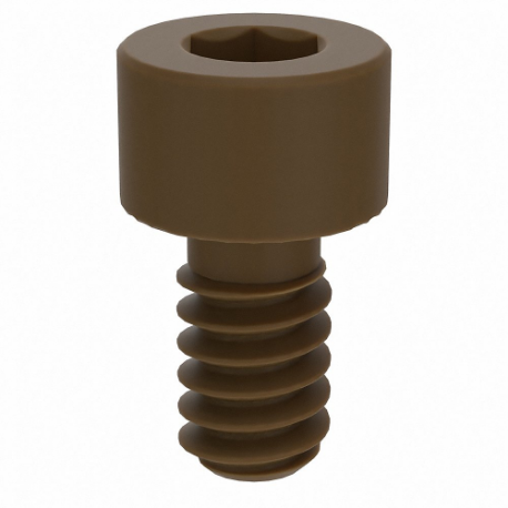 GRAINGER PK632-14SHC-01 Socket Head Cap Screw, #6-32 Thread Size, 1/4 Inch Length, Std, Plain, Not Graded | CQ4VKK 446V64