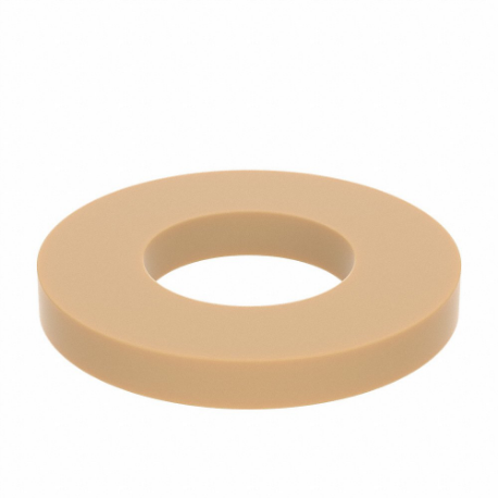GRAINGER PK8-WHS-01 Flat Washer, Screw Size #8, PEEK, Not Graded, Plain, 0.082 Inch Inch Dia, 1/2 Inch Out Dia | CP9NTY 447J49