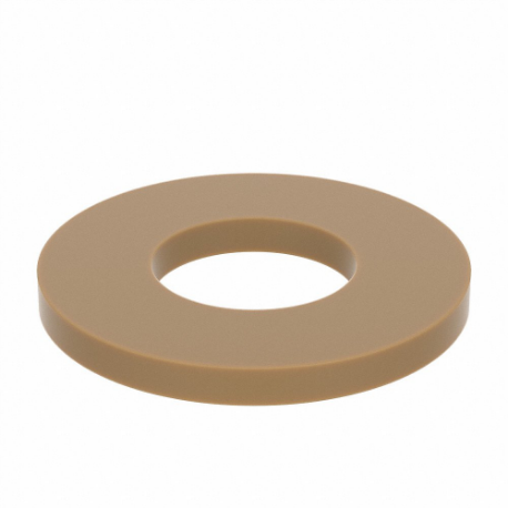 GRAINGER PK4-WHS-01 Flat Washer, Screw Size #4, PEEK, Not Graded, Plain, 0.125 Inch Inch Dia | CP9NTU 447J47