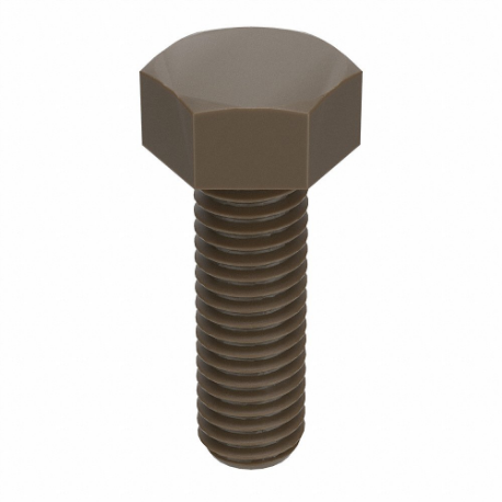 GRAINGER PKM407-6HH-01 Hex Head Cap Screw, PEEK, Not Graded, Anodized, M4-0.70, Coarse, 6 mm Length | CQ6WYY 447C28