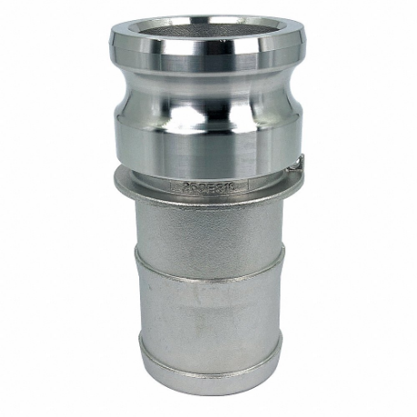GRAINGER PLE109 Cam and Groove Adapter, 2 1/2 Inch Coupling Size, 150 PSI | CQ6BHU 55MV76
