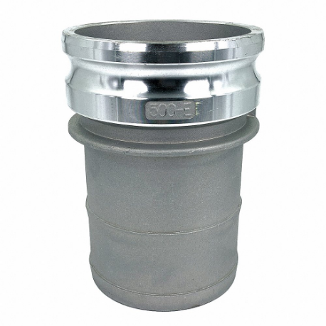 GRAINGER PLE29 Cam and Groove Adapter, 5 Inch Coupling Size, 5 Inch Hose Fitting Size | CP7ETG 55MV20