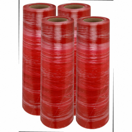 Stretch Wrap, 80 ga Gauge, 12 Inch Overall Width, 1, 500 ft Overall Length, 2-Side
