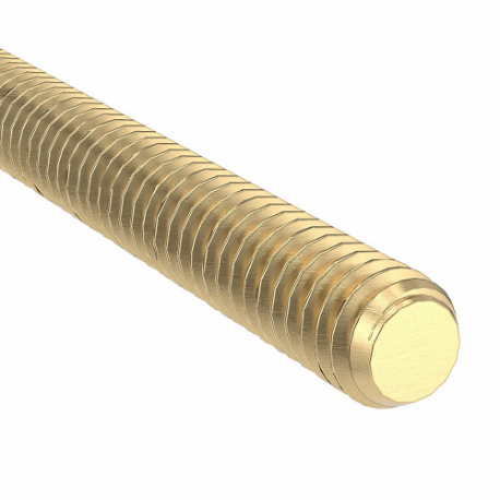 GRAINGER RODBS588 ACME Screw, Brass, Plain, 72 Inch Overall Length | CP9QWE 33H252