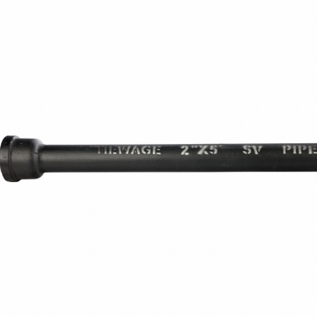 GRAINGER SVP02S05 Pipe, Cast Iron, 2 Inch Nominal Pipe Size | CP7PUY 60XA18