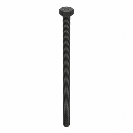 GRAINGER TAPG514208 Hex Head Cap Screw, Steel, Grade 5, Black Oxide, 1/4 20, Coarse, 8 Inch Length | CQ6XFY 30Z623
