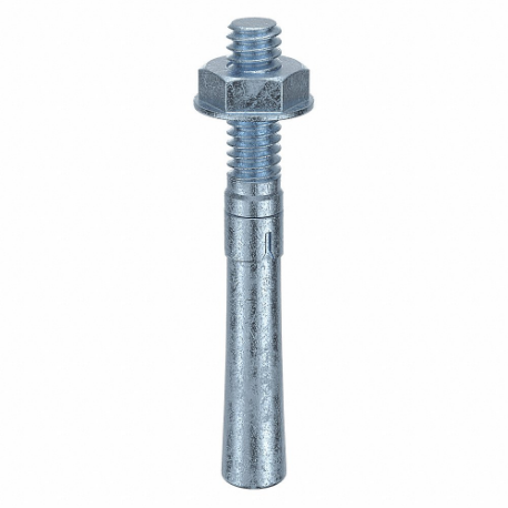 Wedge Anchor, 1/4 In - 20 Thread Size, 2 1/4 In Anchor Lg., 3/4 In Thread Lg., Not Gr.