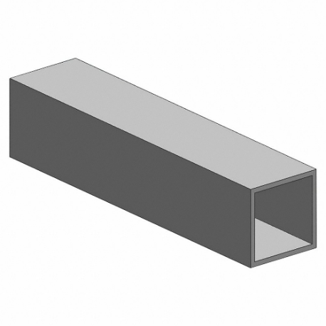GRAINGER TS1.5X.120-72 Carbon Steel Square Tube, 0.13 Inch Wall Thick, 1 1/2 Inch Width, 1 1/2 Inch Ht | CQ4BHW 3DRR7